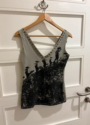 Y2K graphic printed vest, brand: sloe vintage, condition: Very good, size: S / UK 8-10, £40.00, £42.70 includes Buyer Protection