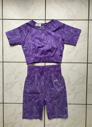 Ensemble top short AYBL taille XS couleur violet, marke: AYBL, zustand: Sehr gut, größe: XS / 34 / 6, 23,00 €, 24,85 € beinhaltet Vinted-Käuferschutz Pro