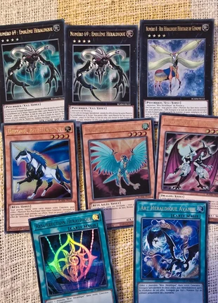 Lot de 8 cartes yu gi oh héraldique, marque: Yu-Gi-Oh!, état: Bon état, 1,00 €, 1,75 € Protection acheteurs incluse