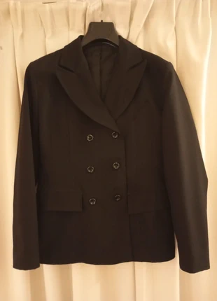 Blazer Noir Croisé fabrication Française, marque: Noir, état: Très bon état, taille: XXL / 44 / 16, 12,50 €, 13,83 € Protection acheteurs incluse