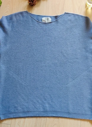 Pull Sud Express T1 • bleu pastel • maille italienne • doux & léger, marca: SUD Express, estado: Muito bom, tamanho: M, €15.00, €16.45 inclui Proteção do Comprador