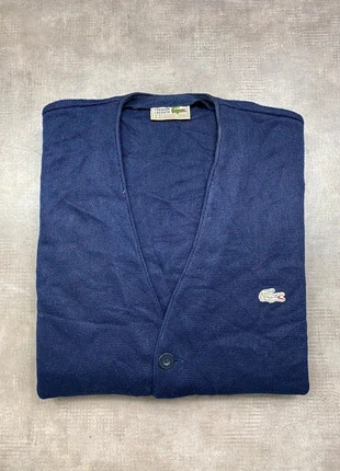 Cardigan Lacoste Vintage | Bleu Marine logo brodé | Taille XL Homme, marca: Lacoste, estado: Muy bueno, tamaño: XL, 25,00 €, 26,95 € Protección al comprador incluida