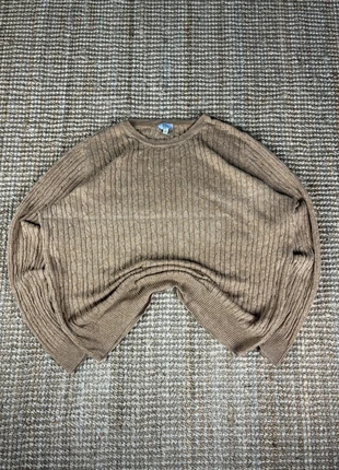 Pull Col Rond Marron Torsadé Vintage, Funky Knitwear, Cable Knit Sweater Taille XXL, marque: Vintage Dressing, état: Très bon état, taille: XXL / 44 / 16, 20,00 €, 21,70 € Protection acheteurs (Pro) incluse