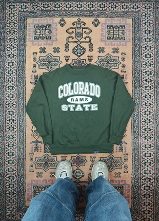 Sweatshirt crewneck vintage Colorado State Rams vert homme taille S, marque: Vintage Dressing, état: Très bon état, taille: S, 10,00 €, 11,20 € Protection acheteurs incluse