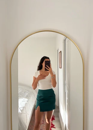 Jupe verte fendue Shein, condition: Very good, size: S / 36 / 8, €5.00, €5.95 includes Buyer Protection