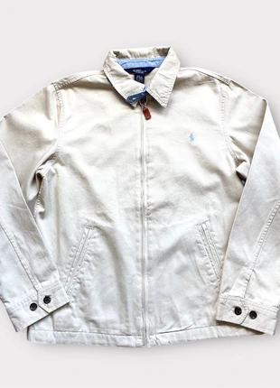 Veste Harrington Ralph Lauren beige logo brodé - Taille L ado S adulte #VST028, marke: Ralph Lauren, zustand: Sehr gut, größe: S, 45,00 €, 47,95 € inklusive Vinted-Käuferschutz