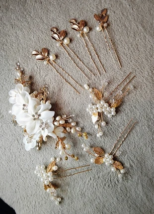 Lot d'accessoires coiffure mariage, état: Neuf sans étiquette, 8,00 €, 9,10 € Protection acheteurs incluse