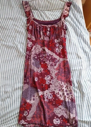 Robe à motifs fleurs, estado: Nuevo sin etiquetas, tamaño: M / 38 / 10, 5,00 €, 5,95 € Protección al comprador incluida