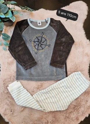 Pyjama d'hiver 2 pièces 5 ans 110cm Petit Bateau, marque: Petit Bateau, état: Très bon état, taille: 5 ans / 110 cm, 10,50 €, 11,73 € Protection acheteurs (Pro) incluse