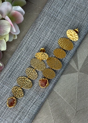 Superbe et imposante BO cornaline brute cabochon., état: Très bon état, 15,00 €, 16,45 € Protection acheteurs (Pro) incluse