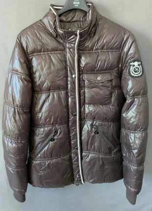 Blouson marron Karl Marc John taille L en nylon matelassé, merk: Karl Marc John, staat: Heel goed, maat: L / 40 / 12, € 18,00, € 19,60 inclusief Kopersbescherming Pro