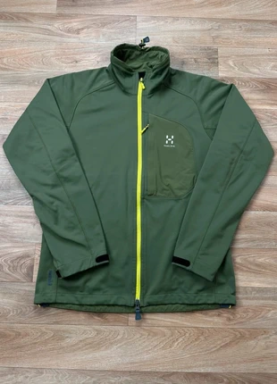 Veste haglofs windstopper softshell intérieur polaire kaki / taille S, marca: Haglöfs, estado: Muito bom, tamanho: S, €60.00, €63.70 inclui Proteção do Comprador