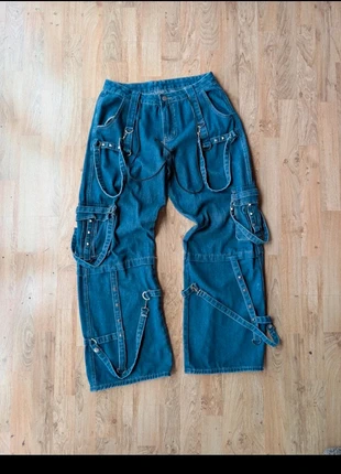 Pantalon avex chaînes Y2K, état: Neuf sans étiquette, taille: XL / 42 / 14, 17,00 €, 18,55 € Protection acheteurs incluse