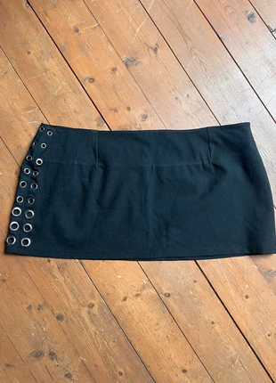 Jupe noire œillet, marque: BAD ENERGY, état: Neuf sans étiquette, taille: XL / 42 / 14, 25,00 €, 26,95 € Protection acheteurs incluse