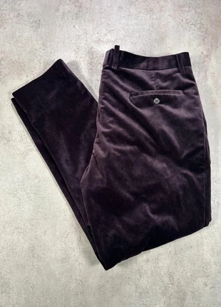 Pantalon Vintage En Velours Côtelé / Corduroy Feraud prune sombre taille 36X32, marque: Vintage Dressing, état: Neuf sans étiquette, taille: W36 | FR 46, 18,00 €, 19,60 € Protection acheteurs (Pro) incluse