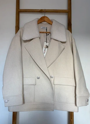 Manteau crème style caban, marke: Morgan, zustand: Neu, mit Etikett, größe: XL / 42 / 14, 85,00 €, 89,95 € inklusive Vinted-Käuferschutz