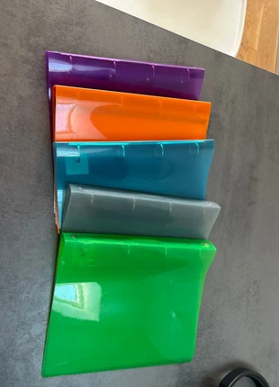 Lot classeurs, pochettes transparentes et intercalaires colorés, condizioni: Nuovo con cartellino, €6.00, €7.00 include la Protezione acquisti