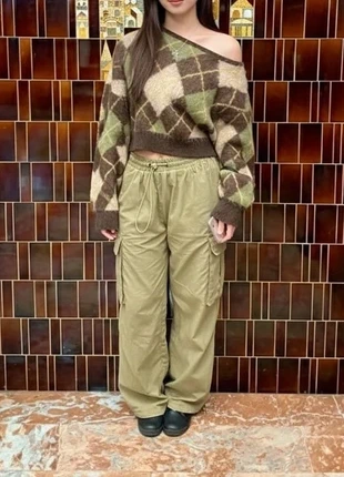 Pull court à carreaux vert & marron Taille S, brand: Studio Celeste, condizioni: Ottime, taglia: S / IT 40 / EU 36, €34.90, €37.35 include la Protezione acquisti Pro