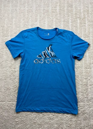 T-shirt Adidas vintage bleu flamme - taille S, marca: adidas, estado: Muy bueno, tamaño: S, 10,00 €, 11,20 € Protección al comprador incluida