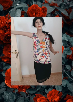 Vestido estampado, marca: C.SERRANO, estado: Muy bueno, tamaño: L / 40 / 12, 15,00 €, 15,75 € Protección al comprador incluida