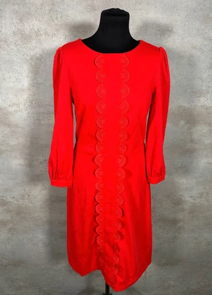 Robe Boden rouge vif dentelle florale centrale taille M, brand: Boden, condizioni: Ottime, taglia: M / IT 42 / EU 38, €20.00, €21.70 include la Protezione acquisti Pro