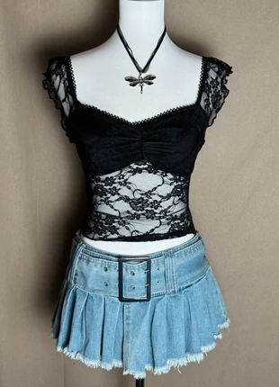 Top coquette & romantique - Vintage Style Y2K collection, marque: COQUETTE, état: Très bon état, taille: M / 38 / 10, 16,00 €, 17,50 € Protection acheteurs (Pro) incluse