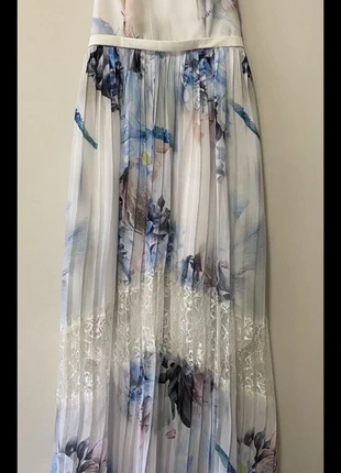 Little Mistress Maternity Phoebe Dress Floral Size 6 Lace Trim Maxi Cocktail, brand: Little Mistress, condition: Good, size: S / UK 8-10, £34.00, £36.40 includes Buyer Protection