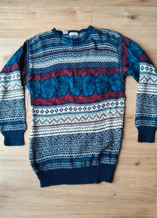 Albee pull vintage noël hiver Fair Isle Bleu Rouge M Chaud, marke: Albee, zustand: Sehr gut, größe: M, 4,40 €, 5,32 € inklusive Vinted-Käuferschutz