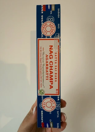 Incenso Nag Champa Azul – Satya Sai Baba (Unidade) 15g, merk: nagchampa, staat: Nieuw zonder prijskaartje, € 4,00, € 4,90 inclusief Kopersbescherming