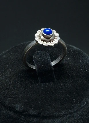 💙 Vintage 925 Sterling Silver Ring with Blue Cabochon – Size 55, brand: Silver, condition: Good, size: 17.3 mm Ø, €18.00, €19.60 includes Buyer Protection