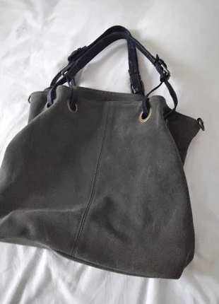 Sac croûte de cuir kaki, brand: The Genuine Leather, condizioni: Ottime, €14.00, €15.40 include la Protezione acquisti