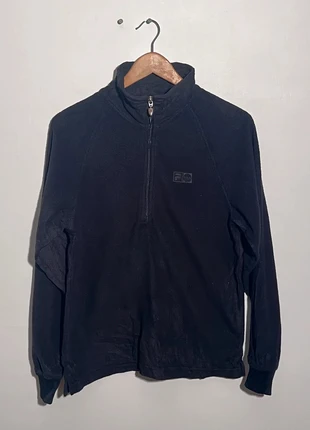 Polaire 1/4 zippée Fila noir - M Homme, marque: FILA, état: Très bon état, taille: M, 10,00 €, 11,20 € Protection acheteurs incluse