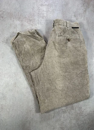 Pantalon Vintage En Velours Côtelé / Corduroy Perry Ellis taupe nervure taille 30X30, marque: Vintage Dressing, état: Très bon état, taille: W27 | FR 36, 20,00 €, 21,70 € Protection acheteurs (Pro) incluse
