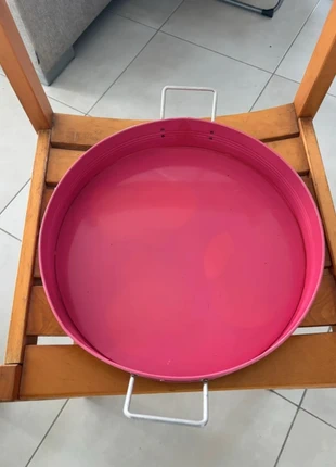 Grand plateau rose, marque: Maison, état: Satisfaisant, 5,00 €, 5,95 € Protection acheteurs incluse