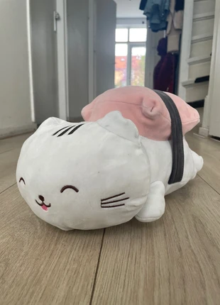 Pluche sushi kat knuffel 🍣🐱, merk: Miniso, staat: Heel goed, maat: Universeel, € 3,99, € 4,89 inclusief Kopersbescherming