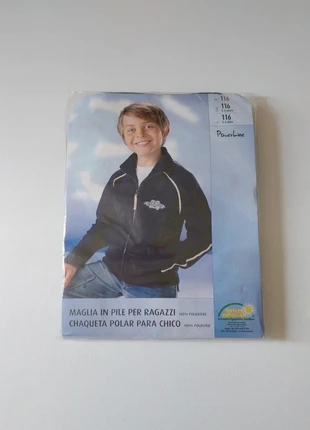 Felpa pile bambino 5/6, marca: Powerline, estado: Novo com etiquetas, tamanho: 5 anos / 110 cm, €6.00, €7.00 inclui Proteção do Comprador