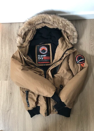 Blouson/parka homme/doudoune Superdry Everest, Superdry, Camel,très bon état, taille M, marque: Superdry, état: Très bon état, taille: M, 70,00 €, 74,20 € Protection acheteurs incluse