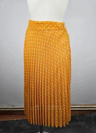 Jupes midi taille haute plissé  sezane jaune moutarde à pois taille 34, marque: Sézane, état: Très bon état, taille: XS / 34 / 6, 29,00 €, 31,15 € Protection acheteurs incluse