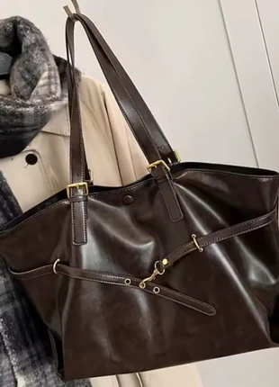 Sac à main style Y2K simili cuir brun, brand: Boutique Parisienne, condition: New without tags, €34.00, €36.40 includes Buyer Protection