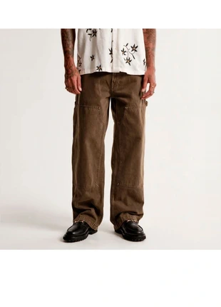 Double knee Baggy Abercrombie, marque: Abercrombie & Fitch, état: Neuf avec étiquette, taille: W34 | FR 44, 30,00 €, 32,20 € Protection acheteurs incluse