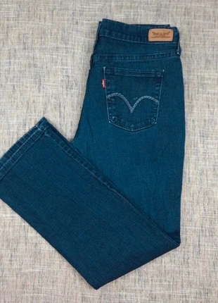 Pantalon Jean Levi's 505 Straight Leg 99% coton Femme Taille M/38/10 S/C - F5, merk: Levi's, staat: Heel goed, maat: M / 38 / 10, € 14,50, € 15,93 inclusief Kopersbescherming