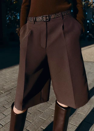 Bermuda couleur chocolat - taille 40 - chic, elegante et raffinées, brand: boutique italienne, condition: New with tags, size: L / 40 / 12, €38.00, €40.60 includes Buyer Protection