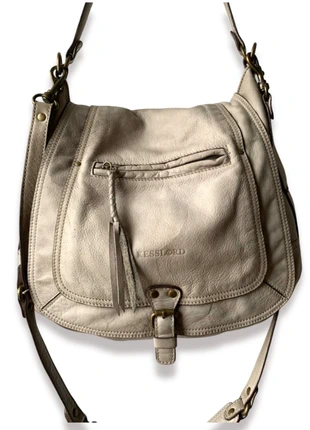 Sac besace en cuir beige Kesslord, marke: kesslord, zustand: Gut, 24,00 €, 25,90 € inklusive Vinted-Käuferschutz