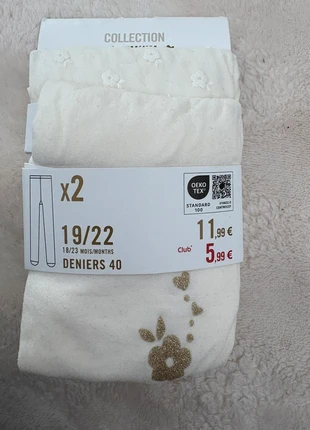 Collant 18/23mois neuf, marque: Orchestra, état: Neuf avec étiquette, taille: 18-24 mois / 86 cm, 3,50 €, 4,38 € Protection acheteurs incluse