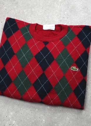 Pull / sweat homme Lacoste laine et coton rouge bordeaux logo brodé - Taille S, marque: Lacoste, état: Très bon état, taille: S, 22,00 €, 23,80 € Protection acheteurs (Pro) incluse