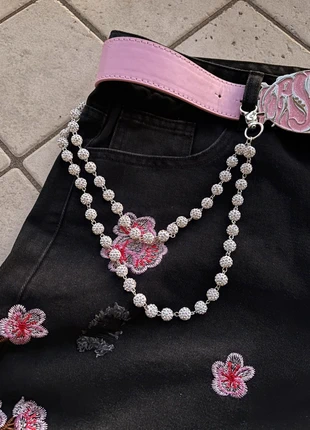 Wallet Chain Catena per pantaloni VVS Diamond Pearls Chrome Hearts Y2k Gothic Streetwear Silver, brand: y2k, condizioni: Ottime, €14.95, €16.40 include la Protezione acquisti