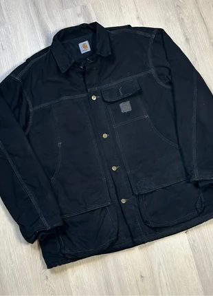 Vintage Carhartt Chore Coat Black – Quilted Lining, Repaired Back (XXL Fit), marque: Carhartt, état: Satisfaisant, taille: XXL, 44,95 €, 47,90 € Protection acheteurs (Pro) incluse