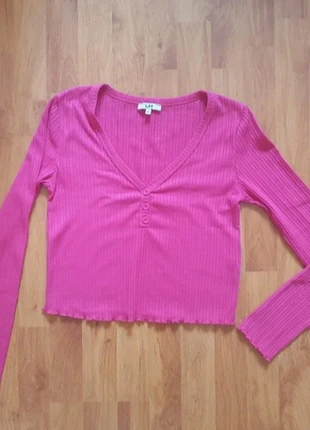 🌸 T-shirt manches longues rose fuchsia – Femme/Fille – Taille XS (34), marque: La Halle, état: Très bon état, taille: XS / 34 / 6, 1,50 €, 2,28 € Protection acheteurs incluse