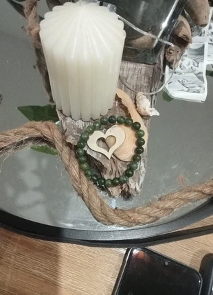 Bracelet perle 8 mm jade du Sud monter sur un élastique de 20 cm, condition: New without tags, €4.00, €4.90 includes Buyer Protection