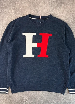 Pull Tommy Hilfiger Col rond - style vintage - Taille XL, marque: Tommy Hilfiger, état: Très bon état, taille: XL, 28,00 €, 30,10 € Protection acheteurs (Pro) incluse